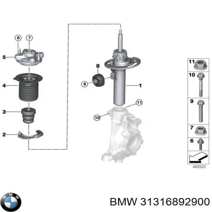 Amortecedor dianteiro direito Sachs 350516 preço, a partir de 169,01 USD