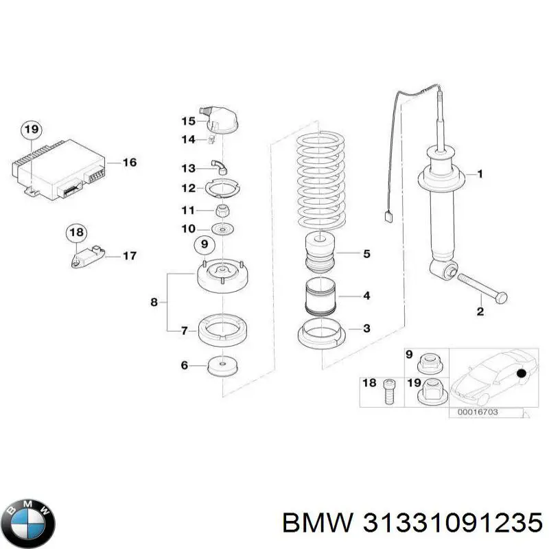Bota de proteção de amortecedor dianteiro BMW 31331091235 preço, a partir de 29,45 USD