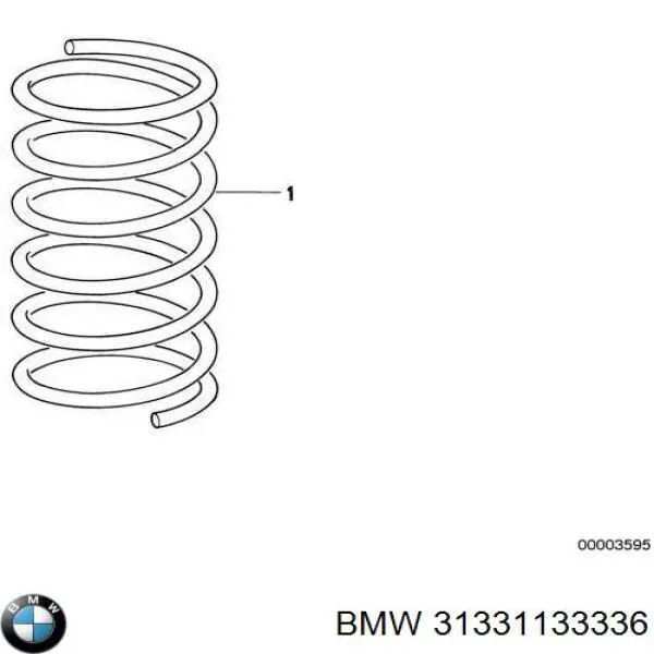 Compre 31331133336 BMW Mola dianteira