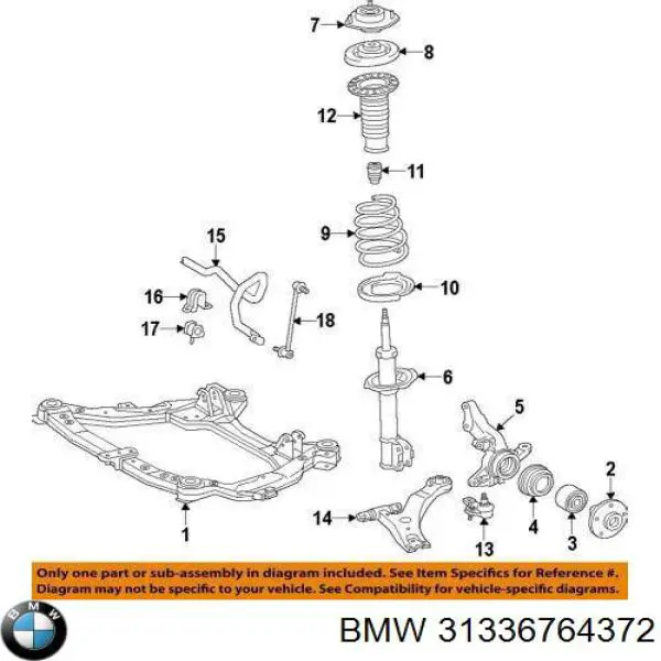 Espaçador (anel de borracha) da mola dianteira inferior BMW 31336764372 preço, a partir de 7,81 USD
