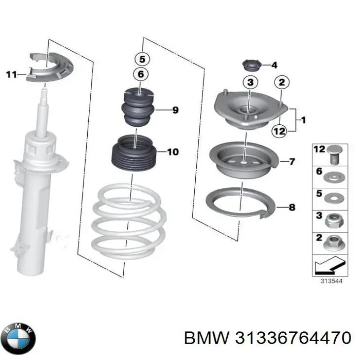 Parafuso de fixação de amortecedor dianteiro Mercedes A1409900840 preço, a partir de 6,72 USD