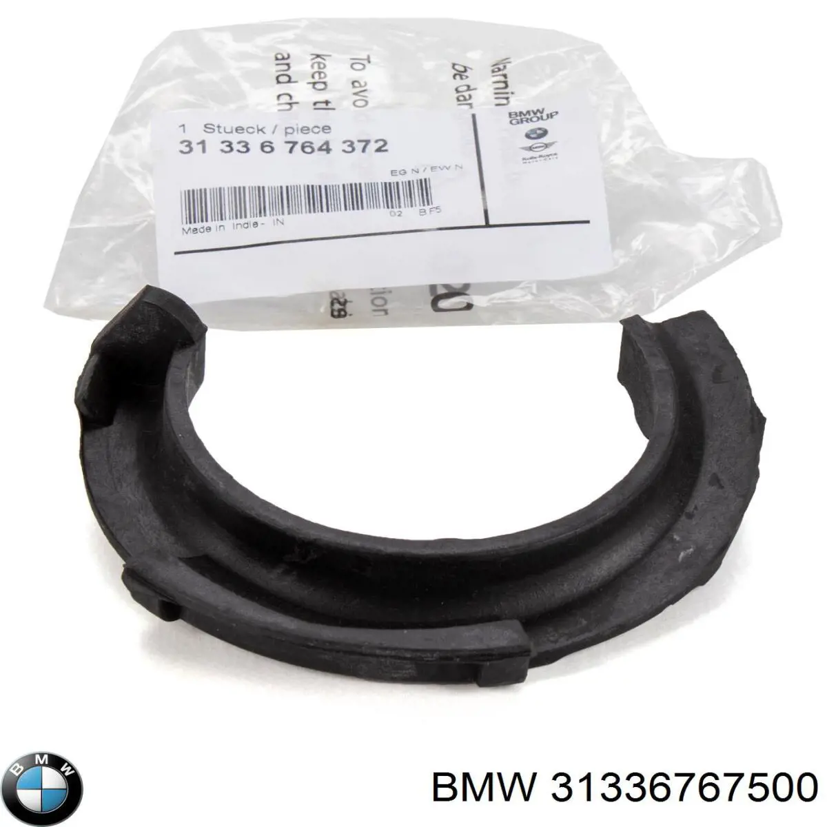 Compre 31336767500 BMW Espaçador (anel de borracha) da mola dianteira superior