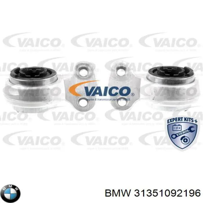 31351092196 BMW Parafuso de fixação de braço oscilante dianteiro, kit