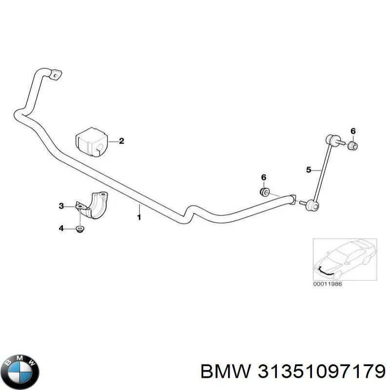 Bucha de estabilizador dianteiro BMW 31351097179 preço, a partir de 9,12 USD