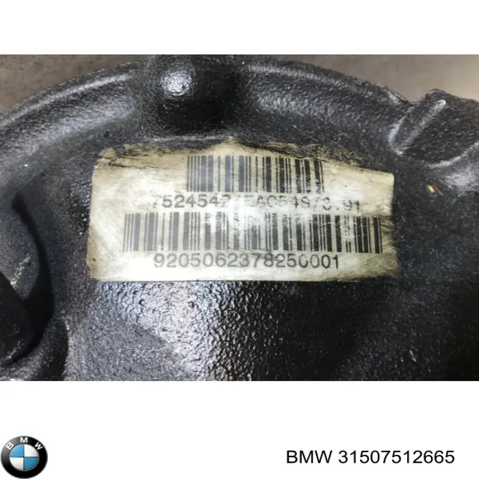 Compre 31507512665 BMW Redutor do eixo dianteiro