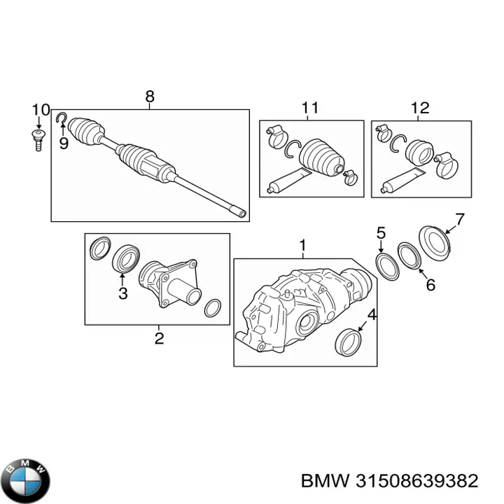 Consola (travessa) direita de redutor dianteiro BMW 31508639382 preço, a partir de 148,27 USD