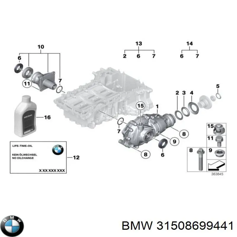 Bucha do mecanismo de mudança (de ligação) BMW 31508699441 preço, a partir de 154,24 USD