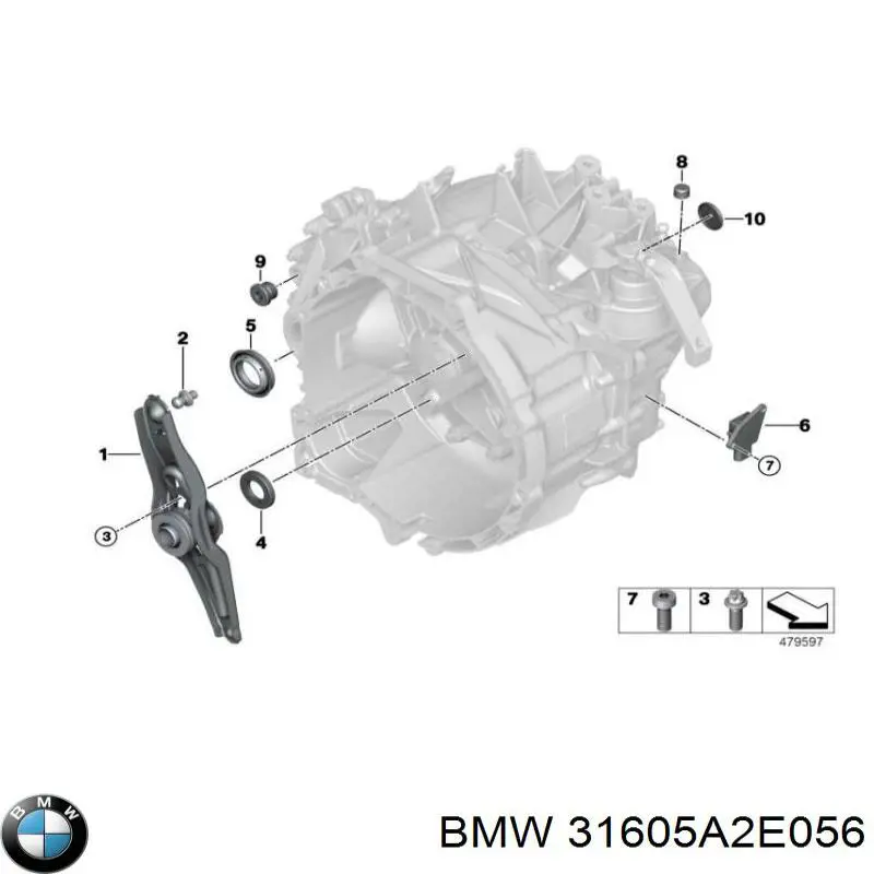 31605A2E056 BMW Semieixo (acionador) dianteiro direito
