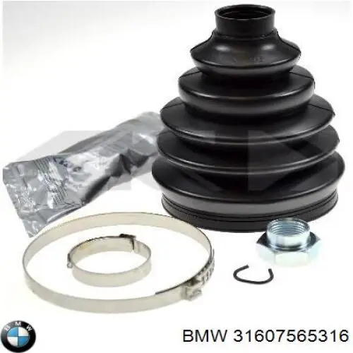 Compre 31607565316 BMW Bota de proteção externa de junta homocinética do semieixo dianteiro