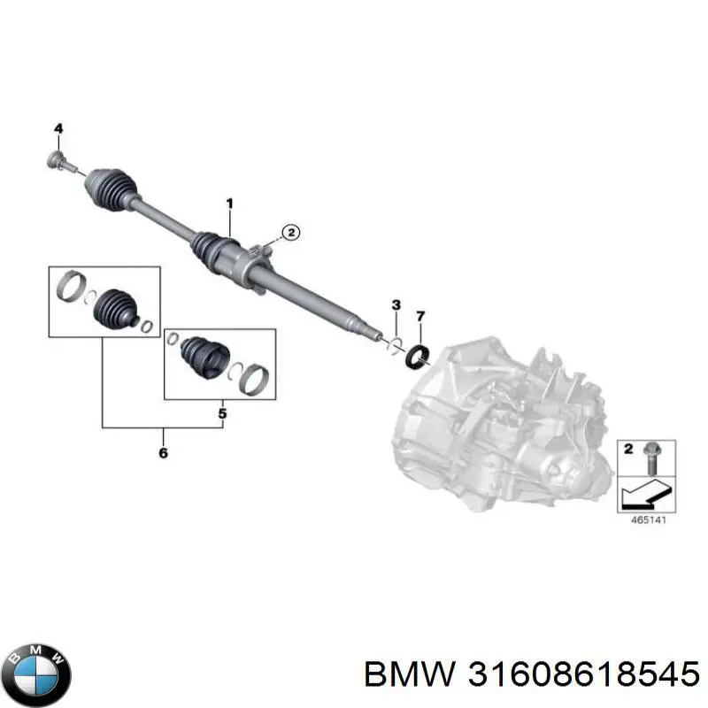 Bota de proteção interna de junta homocinética do semieixo dianteiro GKN-Spidan 306348