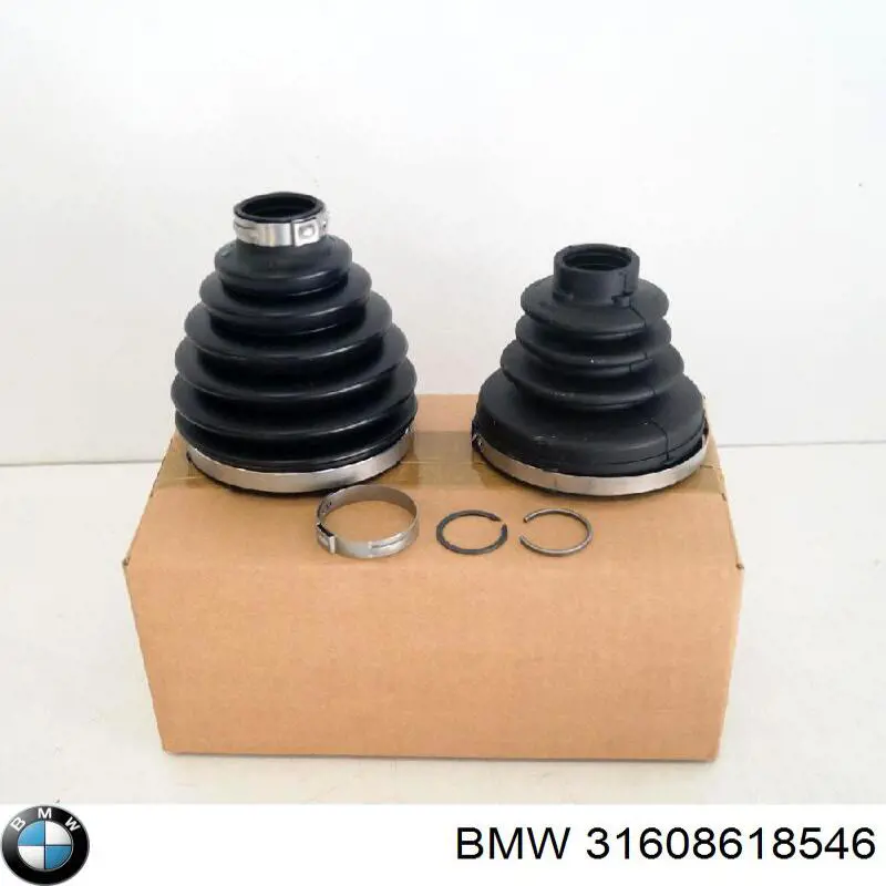 Compre 31608618546 BMW Botas de proteção de Juntas homocinéticas do semieixo dianteiro, kit