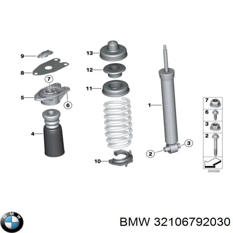 Compre 32106792030 BMW Tração de direção montada direita