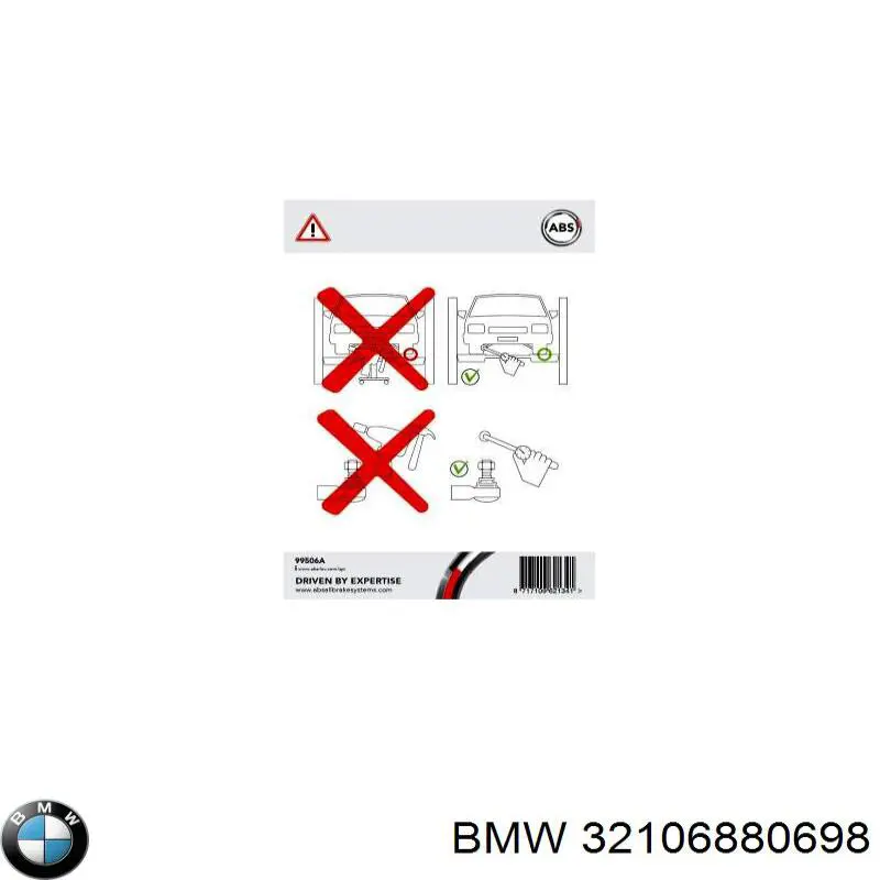 Ponta externa da barra de direção BMW 32106880698 preço, a partir de 37,03 USD