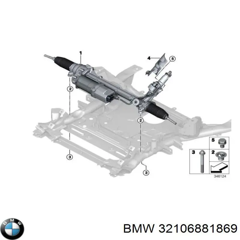 Cremalheira da direção BMW 32105A24384 preço, a partir de 1677,06 USD