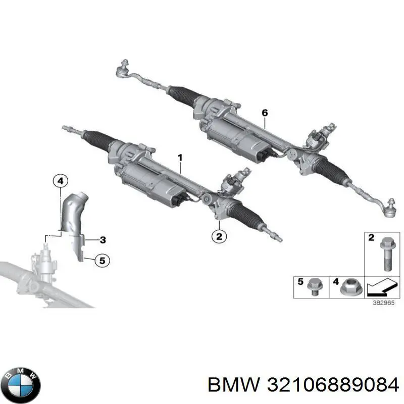 Cremalheira da direção BMW 32106889084 preço, a partir de 982,74 USD