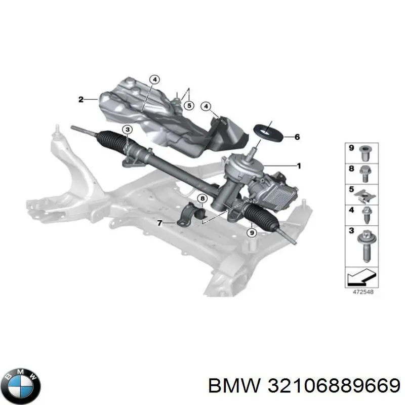Cremalheira da direção BMW 32106899949 preço, a partir de 759,34 USD