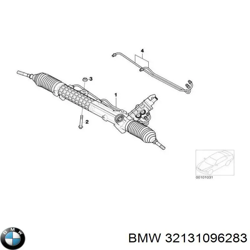BW9205R AGR Cremalheira da direção