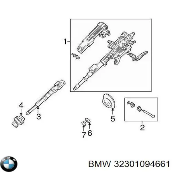 Coluna da direção BMW 32301094661 preço, a partir de 70,30 USD