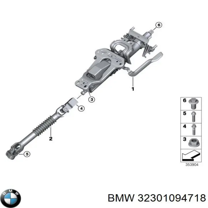 Parafuso de cabeça de motor (CBC) BMW 32301094718 preço, a partir de 1,95 USD