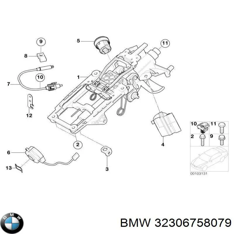 Fecho de ignição BMW 32306758079 preço, a partir de 279,81 USD