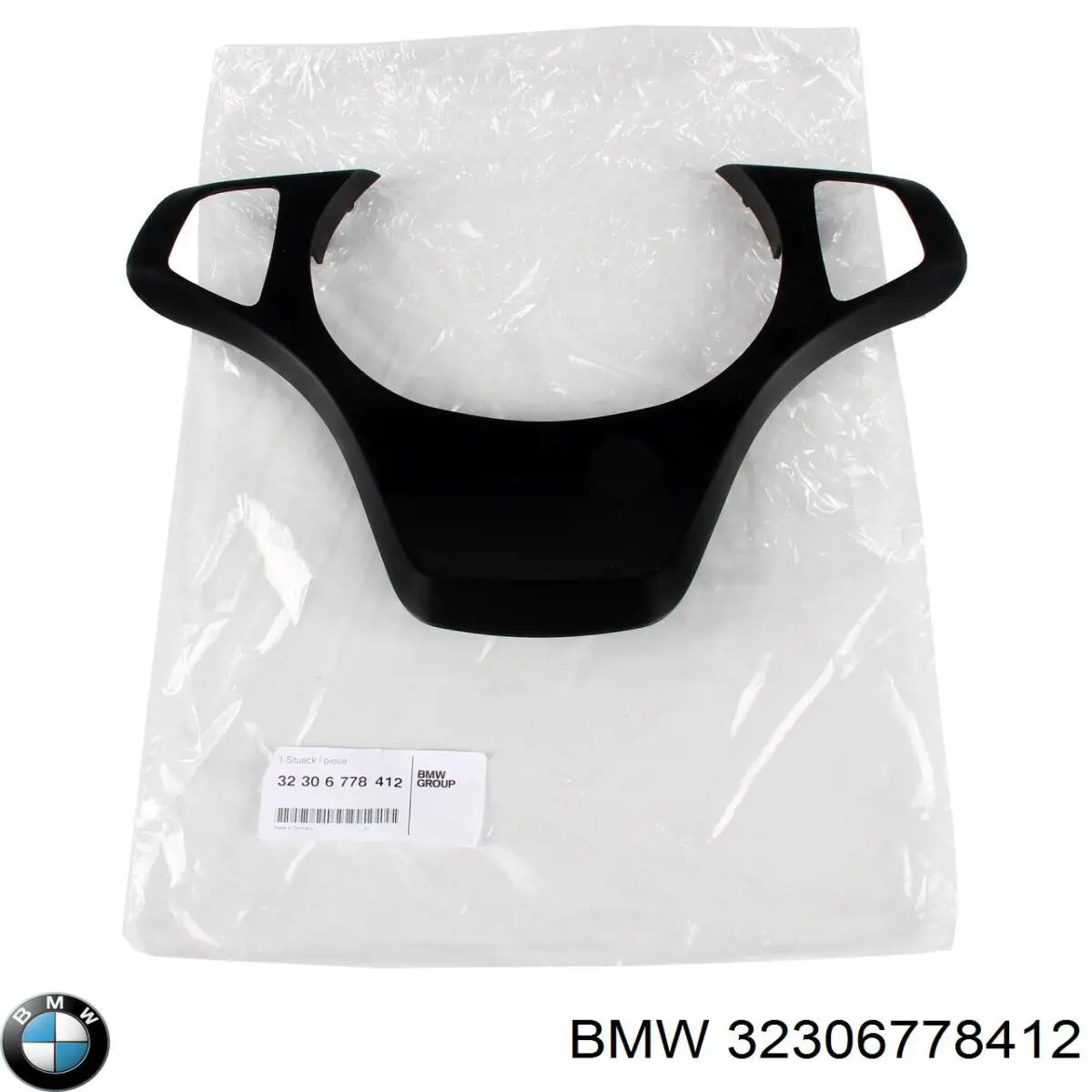 32306778412 BMW Moldura de vidro traseiro