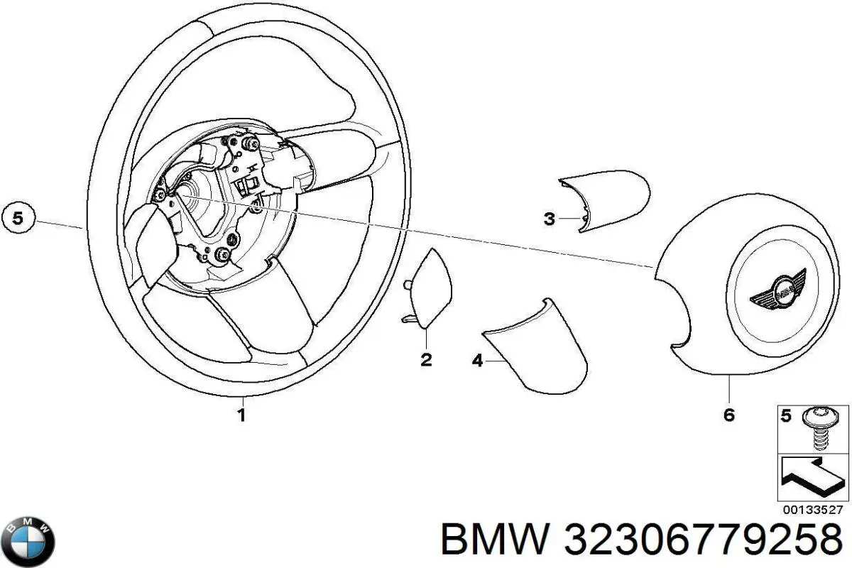 Cinto de segurança (AIRBAG) de condutor BMW 32306779258 preço, a partir de 95,92 USD