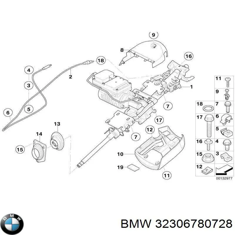 Coluna da direção BMW 32306780728 preço, a partir de 6052,48 USD