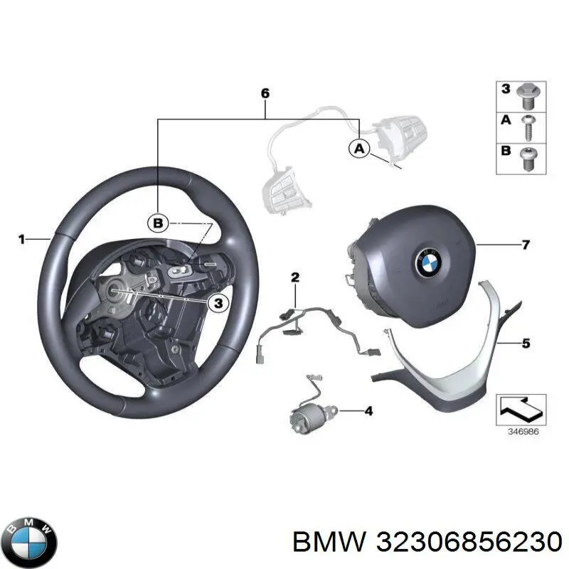 Unidade de interruptores de botão do volante de direção BMW 32306856230 preço, a partir de 22,98 USD