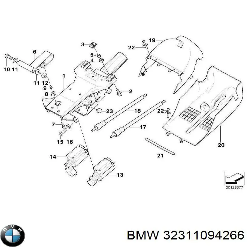 Coluna da direção BMW 32311094266 preço, a partir de 211,12 USD