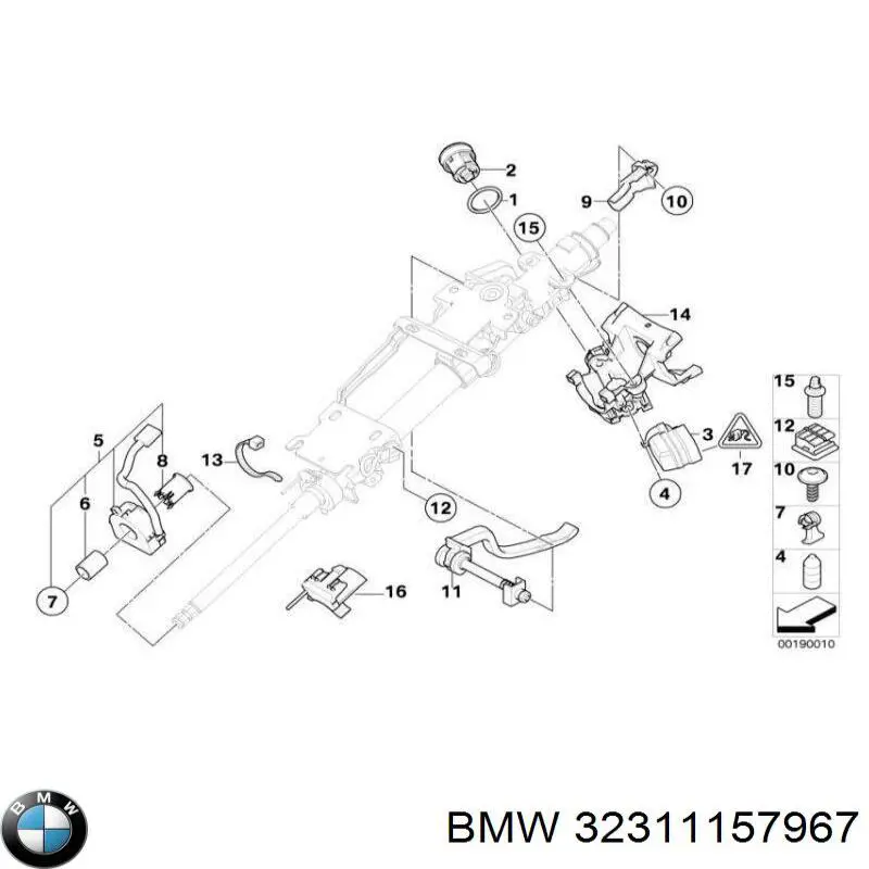 Compre 32311157967 BMW 