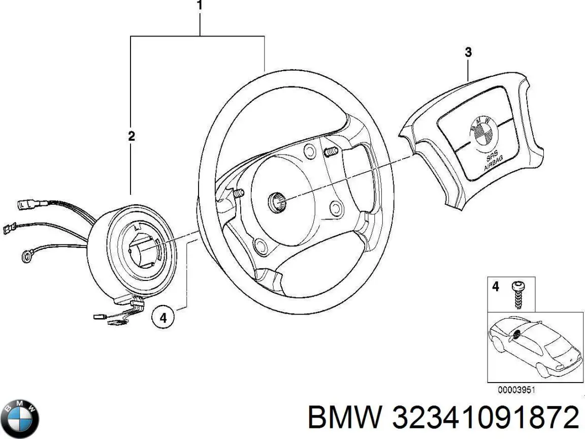 Volante BMW 32341091872 preço, a partir de  