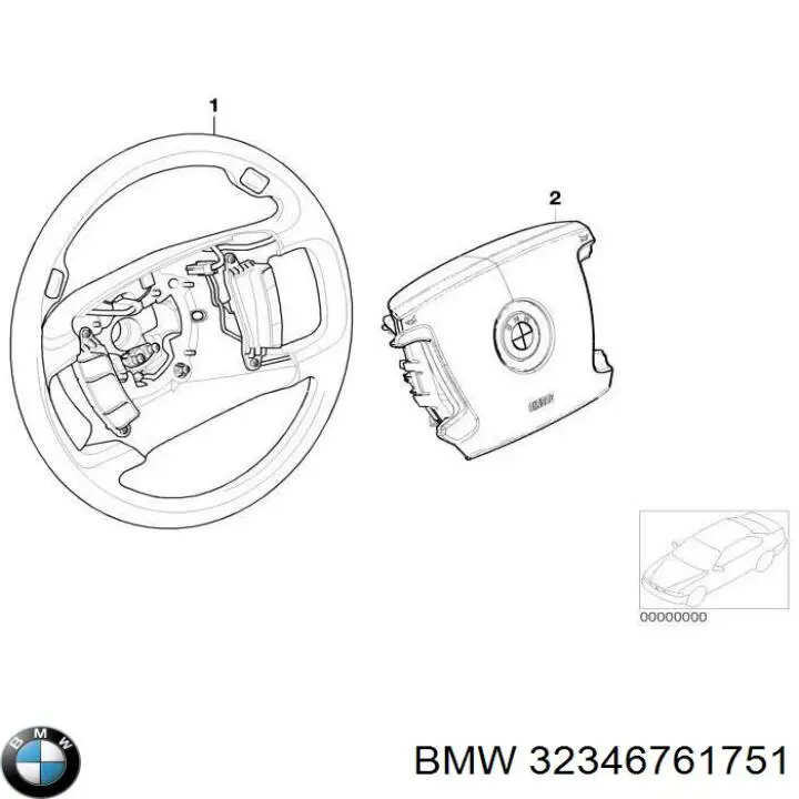 Volante BMW 32346761751 preço, a partir de 332,43 USD