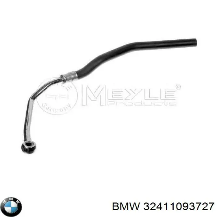 Mangueira da Direção hidrâulica assistida de pressão baixa, desde o tanque até a bomba 32411093727 BMW