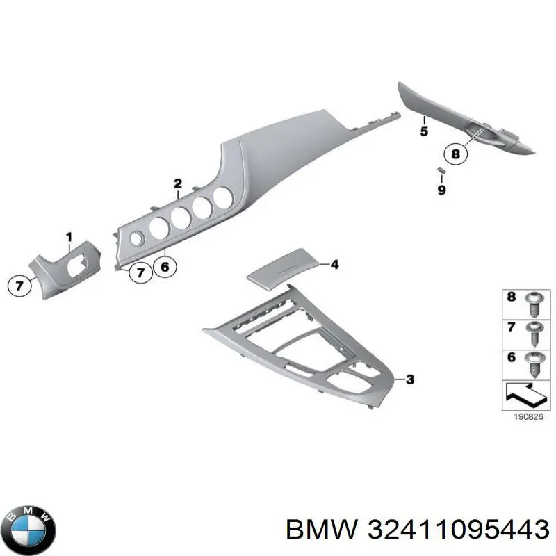  BMW 32411095443 preço, a partir de 7,88 USD
