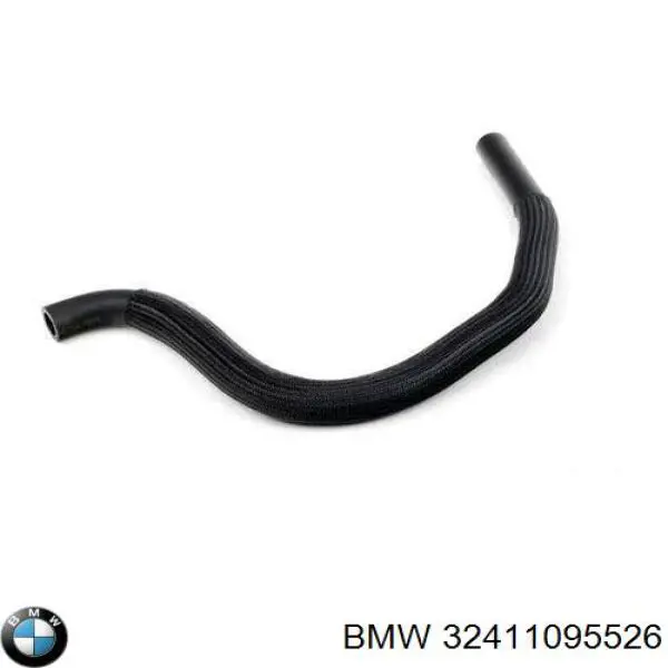Compre 32411095526 BMW Mangueira da Direção hidrâulica assistida de pressão baixa, desde o tanque até a bomba