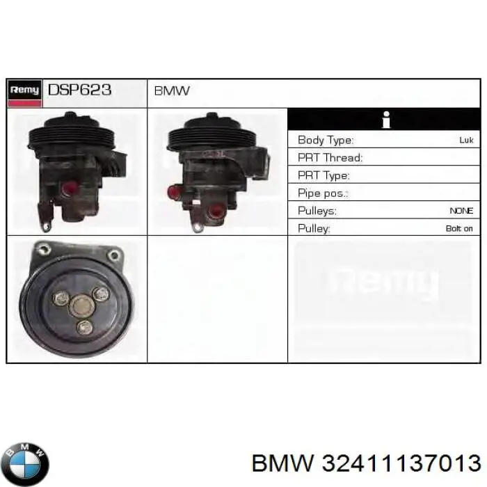Compre 32411137013 BMW Bomba da Direção hidrâulica assistida