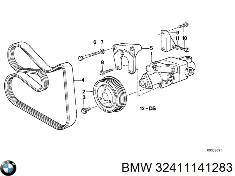 32411141283 BMW Bomba da Direção hidrâulica assistida