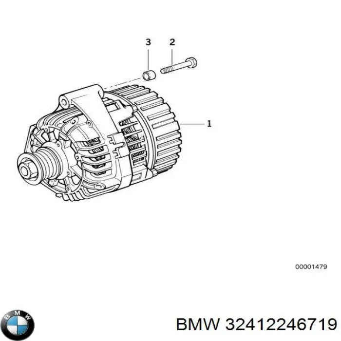 Compre 2246719 BMW Polia de bomba da Direção hidrâulica assistida