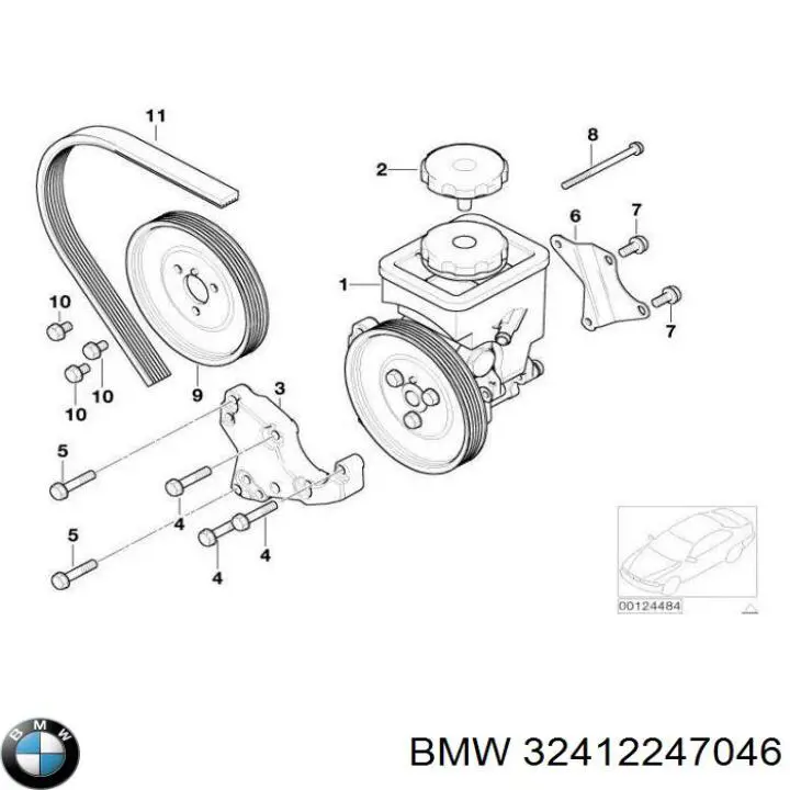 Polia da bomba de água BMW 32412247046 preço, a partir de 92,73 USD