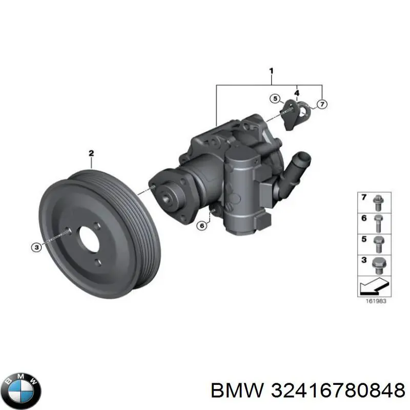 Bomba da Direção hidrâulica assistida BMW 32416780848 preço, a partir de 301,99 USD