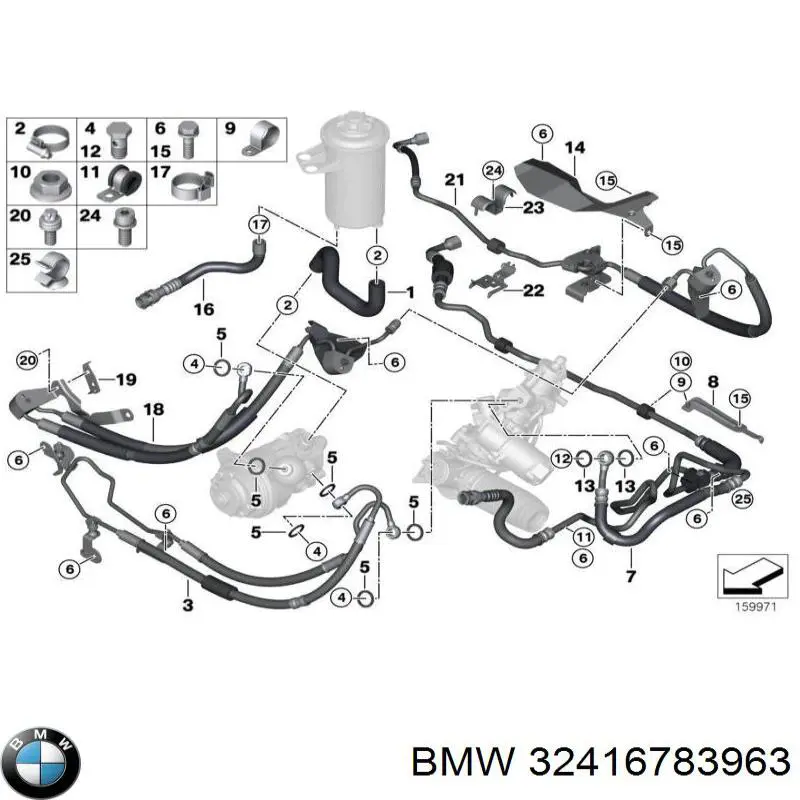 Bomba da Direção hidrâulica assistida BMW 32416783962 preço, a partir de 1717,05 USD