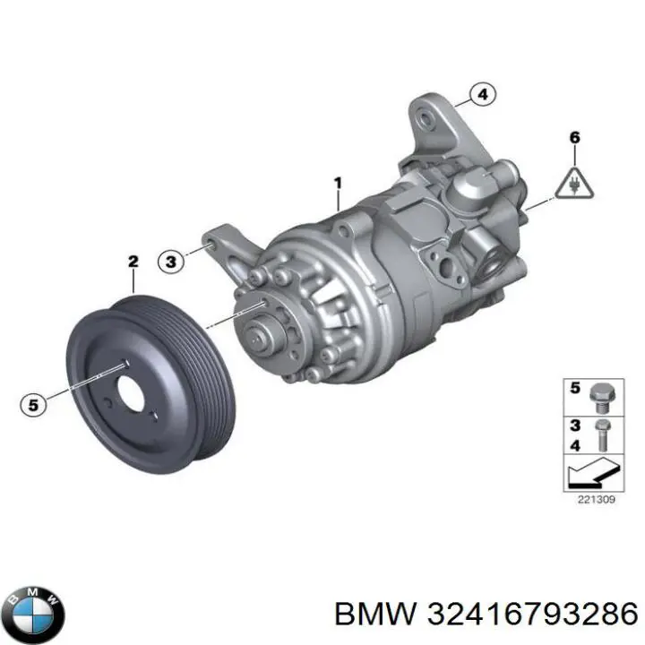 Bomba da Direção hidrâulica assistida BMW 32416793286 preço, a partir de 1922,84 USD