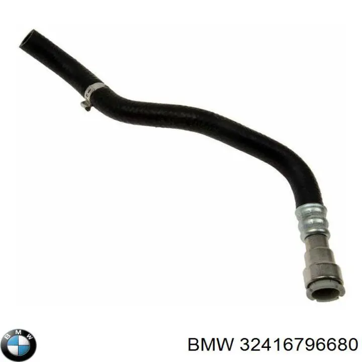 32416796680 BMW Mangueira da Direção hidrâulica assistida de pressão baixa, desde a cremalheira (do mecanismo) até o tanque
