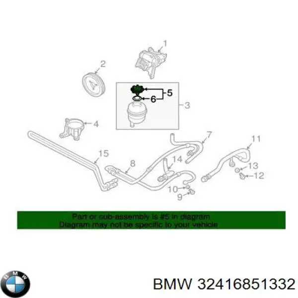 Tampa (tampão) do tanque de expansão BMW 32416851332 preço, a partir de 7,00 USD