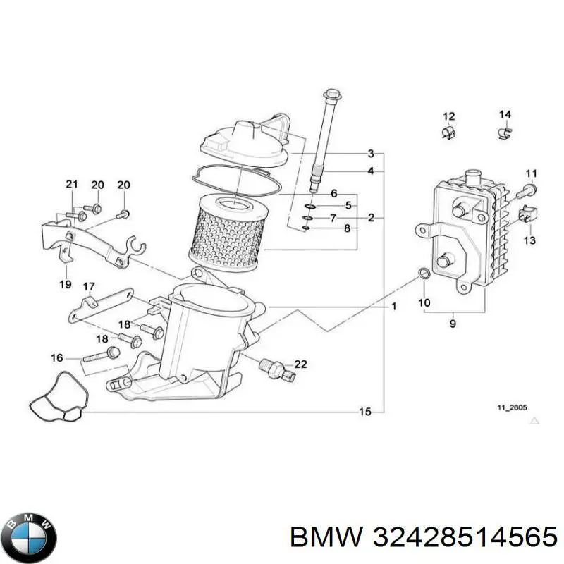 Polia da bomba de água BMW X1  E84