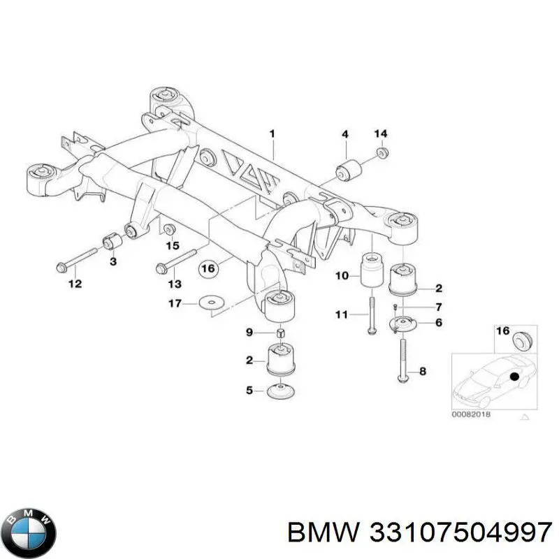 Redutor do eixo traseiro BMW 33107504997 preço, a partir de 222,75 USD