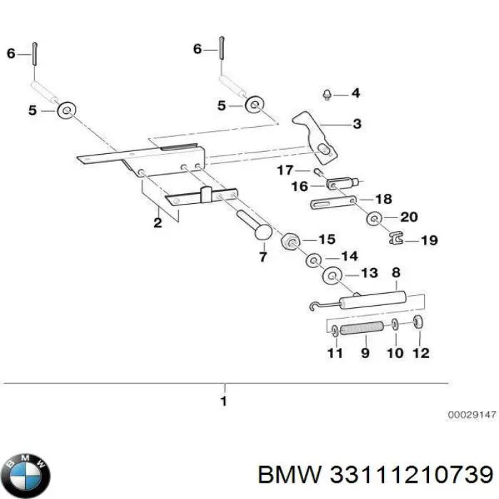  BMW 33111210739 preço, a partir de 5,01 USD