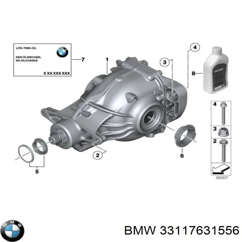 Grade de proteção do eixo traseiro BMW 33117631556 preço, a partir de 136,40 USD