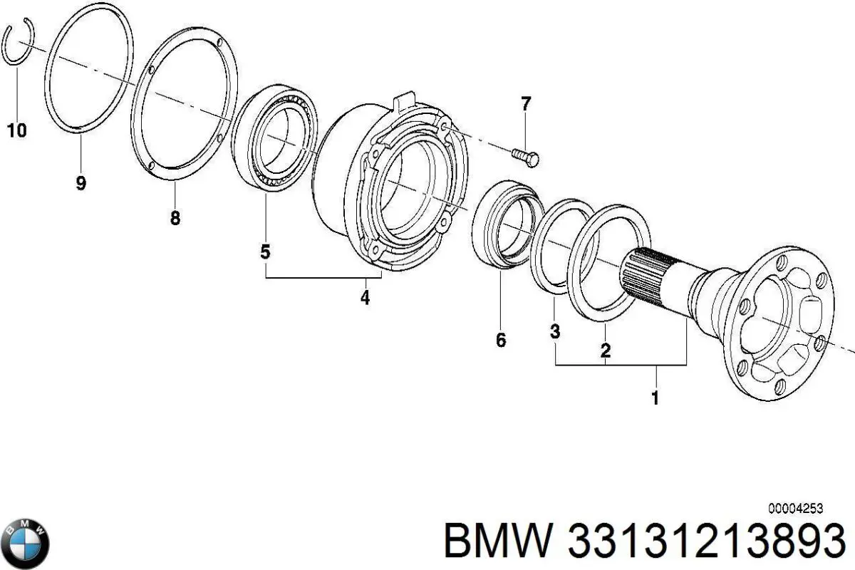 33131213893 BMW Rolamento da Caixa de Mudança