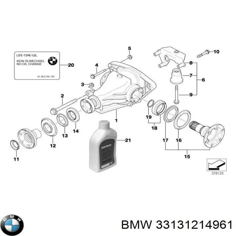 Compre 33131214961 BMW Anel de travagem de rolamento de cubo dianteiro